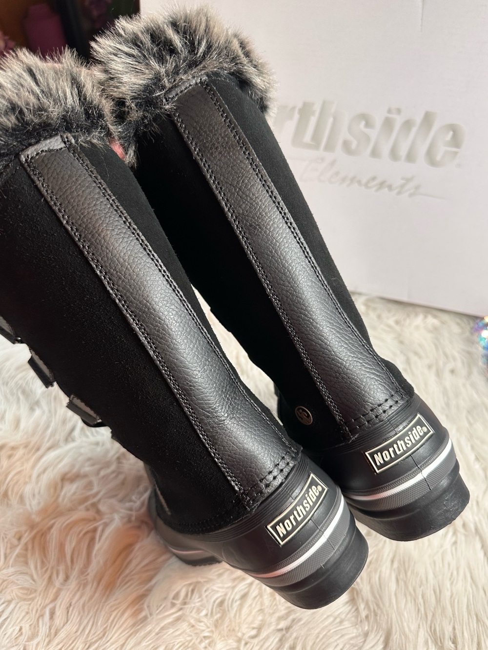 Northside Elements • Tall Waterproof Lace Up Insulated Duck Boots - Picture 13 of 13